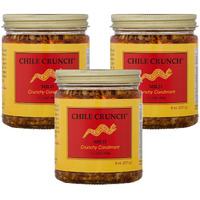 Chile Crunch - A Crunchy All Natural Spicy Condiment (Mild) - 3 Pack