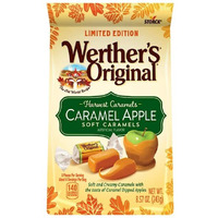 Werther's Original Caramel Apple Soft Caramels Harvest Caramels 8.57 Oz (Pack Of 2)