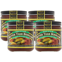 Better Than Bouillon Premium Seasoned Vegetable Base, Blendable Base For Added Flavor, 38 Servings Per Jar 8 Ounce (Pack Of 4)