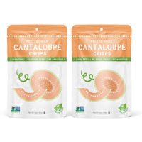 Natures Turn Freeze-Dried Fruit Snacks, Cantaloupe Crisps, Pack Of 2 (1.2 Oz Each)