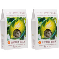 Butterfields Candy - Gourmet, Old-Fashioned Key Lime Buds Hard Candy, 7 Oz (2-Pack) | Gluten Free | Made With 100% Real, Pure Cane Sugar | Handcrafted In The Usa (Key Lime)