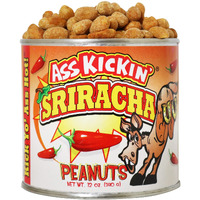 Kickin Sriracha Peanuts - 12Oz - Ultimate Gourmet Gift Peanuts - Try If You Dare!