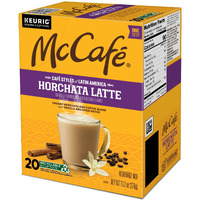 Mccafe Cafe Styles Of Latin America Horchata Latte, Keurig Single Serve K-Cup Coffee Pods, 20 Count (Pack Of 1)