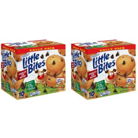Entenmann's Little Bites Chocolate Chip Mini Muffins, 2 Pack (20 Pouches Total)