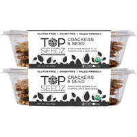 Top Seedz Certified Organic Gluten Free 6 Seed Crackers | 2-Pack | 5 Ounces | Healthy Vegan Crackers With Plant Based Protein | Made Of Sunflower, Flax, Sesame And Pumpkin Seed