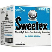 Sweetex Flex Cake And Icing Shortening, 50 Pound -- 1 Each.