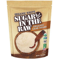 Sugar In The Raw Organic Granulated White Premium Cane Sugar, Pure Natural Sweetener, Hot & Cold Drinks, Coffee, Cooking, Baking, Vegan, Gluten-Free, Non-Gmo, Bulk Sugar, 24 Oz Bag (1-Pack)