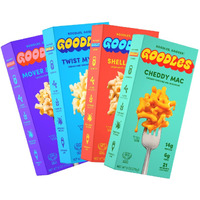 Goodles Mac & Cheese Assortment 4 Pack, 6Oz - 14G Protein, 6G Fiber With Prebiotics, 21 Plant-Based Nutrients And Made W/Real Cheese! | Clean Label Certified