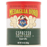 Medaglia D Oro, Caffe Espresso Can Ground, 10-Ounce (6 Pack)