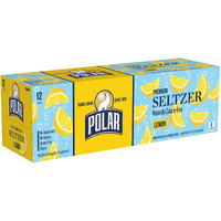 Polar Seltzer Lemon, 12 Fluid Ounce (Pack Of 12)
