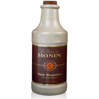 Monin - Gourmet Dark Chocolate Sauce, Velvety And Rich, Great For Desserts, Coffee, And Snacks, Gluten-Free, Non-Gmo (64 Ounce)