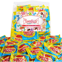 Candy In Bulk Swedishfish Soft & Chewy Fun Size Sharing Bag - Original Sweet & Chewy Red Fish Candy Individually Wrapped Treats, Movie Theater Candy, Office Desk And Reception, And Party Bags, 2Lb