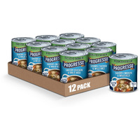Progresso Reduced Sodium, Savory Chicken & Wild Rice Soup, 19 Oz. (Pack Of 12)