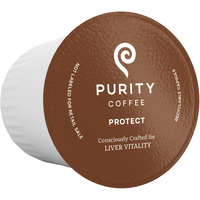 Purity Coffee Protect Highest Antioxidant Light-Medium Roast - Usda Certified Organic Specialty Grade Arabica Single-Serve Coffee Pods - Third Party Tested For Mold, Mycotoxins, Pesticides - 12 Ct Box