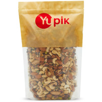 Yupik Raw Mix Nuts, 1 Lb, Premium Natural Mixed Nuts With Almonds, Walnuts, Pistachios, Cashews, And Brazil Nuts, Healthy Snack,Brown, Pack Of 1