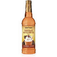 Jordan's Skinny Syrups Sugar Free Coffee Syrup, Chocolate Covered Pretzel Syrup Flavor, Zero Calorie Flavoring For Latte, Protein Shake, Cocktail & More, Gluten Free, Keto Friendly, 25.4 Fl Oz, 1 Pack
