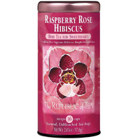 The Republic Of Tea Raspberry Rose Hibiscus Tea, 36 Count Tea Bag Tin