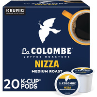 La Colombe Coffee Roasters Nizza Medium Roast Coffee, Single Serve Keurig K-Cup Pods, 20 Count Box