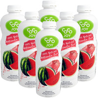 Coco Joy 100% Natural Watermelon Juice, (6-Pack) Fresh Low-Calorie Watermelon Drink With Electrolytes, Vitamins C And A, And Potassium