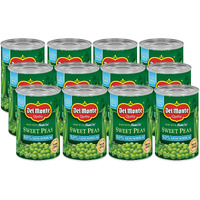Del Monte Canned Sweet Peas With 50% Less Sodium, 15 Ounce (Pack Of 12)