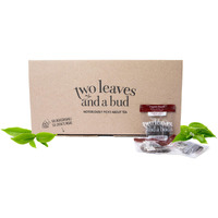 Two Leaves And A Bud Organic Assam Black Tea Bags, Whole Leaf Caffeinated Assam Tea In Compostable Sachets, Delicious Plain Or With Milk, 100 Count (Pack Of 1)