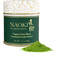 Naoki Matcha Fragrant Yame Blend - Authentic Japanese First Harvest Ceremonial Grade Matcha Green Tea Powder From Yame, Fukuoka (40G / 1.4Oz)