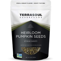 Terrasoul Superfoods Organic Heirloom Pumpkin Seeds, 1.5 Lbs - Sourced From Europe, Keto, Raw, Unsalted