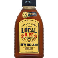 L.R. Rice 100% Pure Unfiltered Local New England Honey, 16 Oz