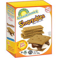 Kinnikinnick - S'Moreables Graham Style Crackers - Gluten Free, Allergy Friendly Vegan Graham Crackers - 8 Oz. Box
