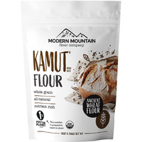 Kamut Flour (3 Lb) Whole Wheat Flour, Great For Whole Grain Bread And Baking, All-Natural, Usda Organic, Ou Kosher Certified, Milled From Ancient Grain, Bulk Resealable Pouch