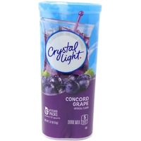 Crystal Light Concord Grape, 12-Quart 2.01-Ounce Canister (Pack Of 6)