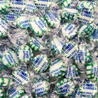 Sugar-Free Starlight Mints - Spearmint Hard Candy - 1-Pound Pack - Individually Wrapped