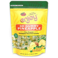 3D Gummy Pineapple Large 28.2 Ounce Bag