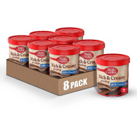 Betty Crocker Rich & Creamy Milk Chocolate Frosting, Gluten Free Frosting, 16 Oz (Pack Of 8)