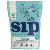 Sip Herbals Caffeine-Free, Dandelion Root Tea - Loose Leaf Coffee Alternative With Carob And Chicory - As Seen On Shark Tank - Coffee Substitute - Signature Roast (30 Servings)