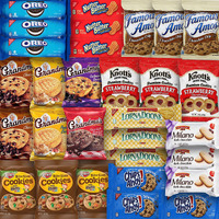 Cookies Variety Pack - 30 Assorted Cookies & Snacks Variety Pack For Adults & Kids - College Care Package - Cookies Lovers Gift - Snack Box Variety Pack Cookie Assortment Gift Basket By Stuff Your