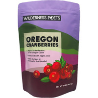 Wilderness Poets, Oregon Cranberries (Sweetened With Apples) - Dried Cranberries Infused With Unsweetened Apple Juice - 2 Pound (32 Ounce)