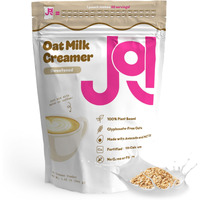 Instant Oat Milk Creamer Pouch By Joi - Makes 8 Quarts Or 32 Servings - Vegan, Kosher, Shelf-Stable, And Gluten-Free - Use For Coffee Creamer, Add To Smoothies & Tea Or Make Your Own Oat Milk Creamer. Prebiotic, Superfood, Shelf-Stable, Barista, Fortified With Calcium, No Hydrogenated Oils. Only 3G Of Sugar. Use In Coffee Or Protein Shakes.