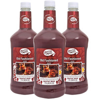 Master Of Mixes Old Fashioned Drink Mix, Ready To Use, 1.75 Liter Bottle (59.2 Fl Oz), Pack Of 3