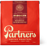 Partners Coffee, Brooklyn Blend, Whole Bean Coffee - 12 Ounce - Medium Roast