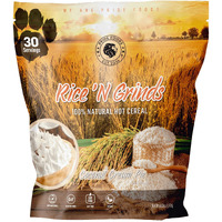 Pride Foods Rice 'N Grinds, 100% Natural Hot Rice Cereal, Coconut Cream Pie, 30 Servings, 50Oz