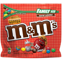 M&Ms Peanut Butter Family Size - 18.4Oz - Pack Of 2