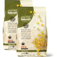 Organic Felicetti Ditalini Pasta Italian Non-Gmo 16Oz (454G) 2 Pack