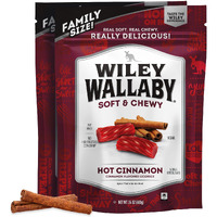 Wiley Wallaby Licorice 24 Ounce Classic Gourmet Soft & Chewy Australian Cinnamon Licorice Candy Twists, 2 Pack