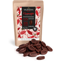 Valrhona Premium French Baking Dark Chocolate Discs (Feves). Classic Guanaja 70% Cacao. Easy Melt. Easy To Chop. Intense & Smooth With Bitter Notes. Sauces, Cakes, Mousses, Frostings 250G (Pack Of 1)