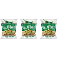 Fresh Gourmet Crispy Lightly Salted Jalapenos Crunchy Snack And Salad Topper, 16 Ounce (Pack Of 3)