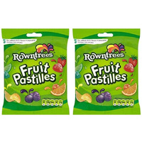 Rowntrees Fruit Pastilles Bag 143G (Pack Of 2)