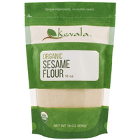 Kevala Organic Sesame Flour - Gluten Free Flour - Sesame Seeds - Organic Flour - Sesame Seeds Organic - Organic Gluten Free Flour - Vegan - 16 Oz - 1 Lb