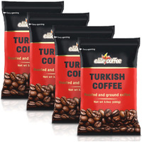 Elite Roasted & Ground Turkish Coffee 3.5Oz Bag (4 Pack)