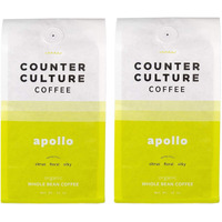Counter Culture Coffee - Fresh Roasted Certified Organic Whole Bean Coffee (Kosher) (Apollo Double Pack)